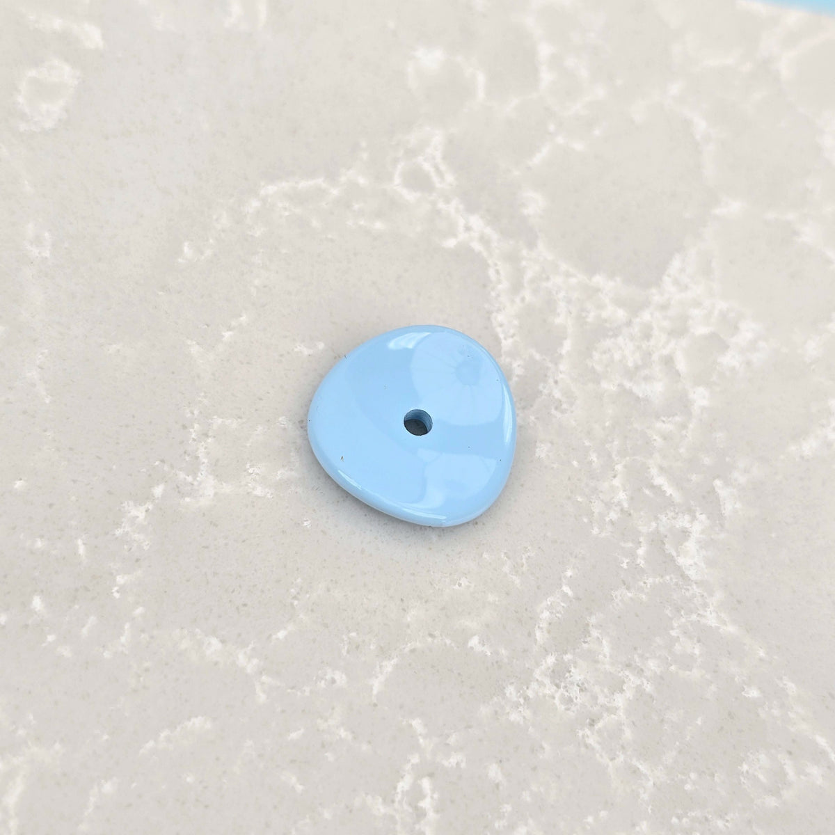 Acrylic Potato Chips Spacer Beads 14mm Baking Painted 20pcs 14