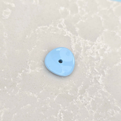 Acrylic Potato Chips Spacer Beads 14mm Baking Painted 20pcs 14