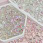 Transparent Round Glass Beads 10mm Cartoon Character Printing 100pcs 21