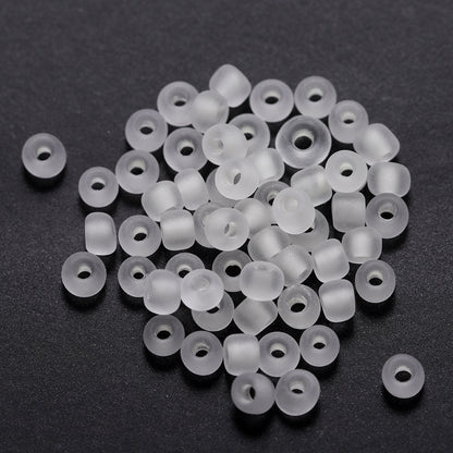 Glow In The Dark Seed Glass Beads 3mm Multicolor Stripes 1800pcs 59
