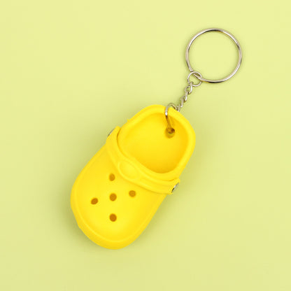 Silicone Mini Slippers Couple Keychain Colorful Clog Style 7