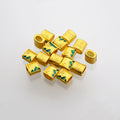 Mountain Map Enamel Alloy Tube Metal Beads 6x8mm Large Hole 20pcs