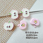 Apple Metal Beads 13mm Glossy Painted Multicolor 10pcs 7
