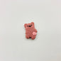 Silicone Focal Beads Backpack Bear Heart Ears Pastel Colors 20pcs