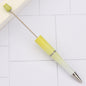 Beadable Plastic Pens 101 Colors Matte Pastel Shimmering Rainbow