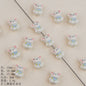 Hand Painted Bear Ceramic Beads 17mm Multicolor 2pcs 8