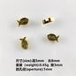 Fish Shaped Metal Beads 8mm Vintage Jesus Design 300pcs 7