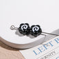 Painted Fish Cake Acrylic Beads 10mm Glossy Swirl Mixed Colors 50pcs 6
