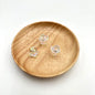 Transparent UV Plating Lily Valley Flower Acrylic Beads 14mm 10pcs 7