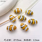 Hand Painted Fish Ceramic Beads 13x19mm Glazed Clownfish 1pc 6