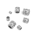 Stainless Steel Drum Metal Beads 4-10mm Large Hole 20pcs 5