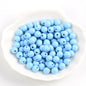 Solid Color Round Acrylic Beads 6mm Glossy Finish 600pcs 23