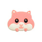Silicone Focal Beads Hamster Cheeks and Paws Pastel Colors 20pcs