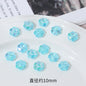 Transparent Faceted Plum Acrylic Beads 10mm Colorful Assorted 50pcs 11