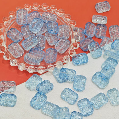 Czech Glass Beads Flower Double-Sided 13x18mm Pastel Jewel Colors 25pcs 7