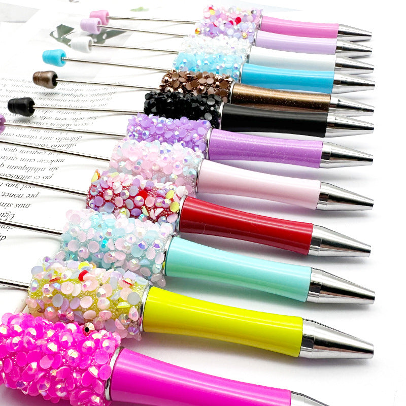 Beadable Pen Resin Sequin Petal Cluster Vibrant Colors