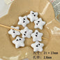 Cartoon Star and Penguin Series Acrylic Beads Printed 10pcs 8