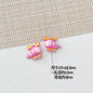 Helicopter and Satellite Metal Beads 17mm Painted Pastel Alloy 10pcs 11