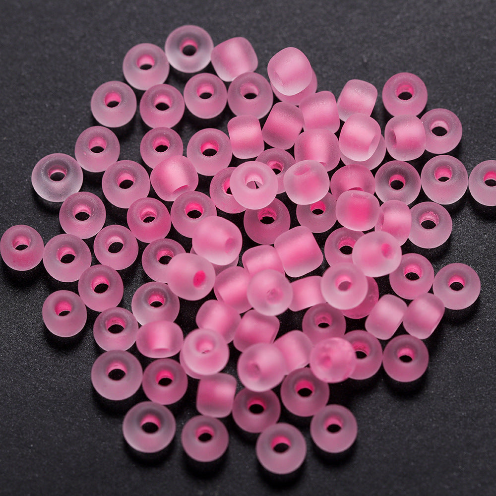 Glow In The Dark Seed Glass Beads 3mm Multicolor Stripes 1800pcs 63
