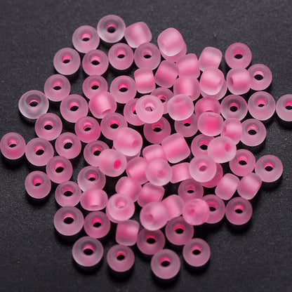 Glow In The Dark Seed Glass Beads 3mm Multicolor Stripes 1800pcs 63