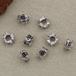Alloy Rose Ring Spacer Beads 8mm Antique Silver 100pcs 3