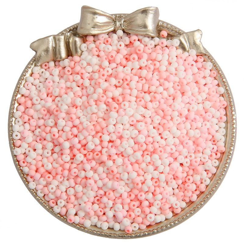 Frosted Seed Glass Beads 4mm Pastel Colors Matte Finish 320pcs 28