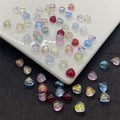 Czech Glass Beads Small Heart 6mm Peach Color 100pcs 5