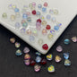 Czech Glass Beads Small Heart 6mm Peach Color 100pcs 5