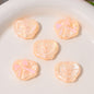 UV Plating Heart Acrylic Beads 20mm Cat Face Pastel Resin 10pcs 8