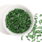 Multicolor Bugle Glass Beads 2x6mm Glossy Tubes 300pcs 6