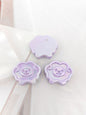 UV Plating Tiny Sheep Acrylic Flat Beads 24mm Glossy Face 50pcs 10