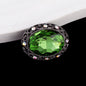 Double-Sided Heart Rhinestone Beads 24mm Vintage Alloy 10pcs 29