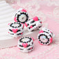 Hand Painted Cute Cake Series Acrylic Beads 18-23mm 10pcs 9