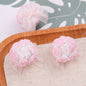 Flower Cluster Clay Beads 23mm Polymer Roses with Bow 5pcs 13
