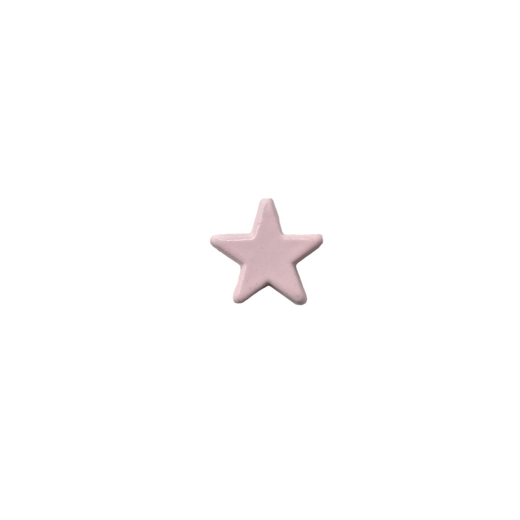 Star Metal Beads 10mm Smooth Painted Pastel Colors 20pcs 5