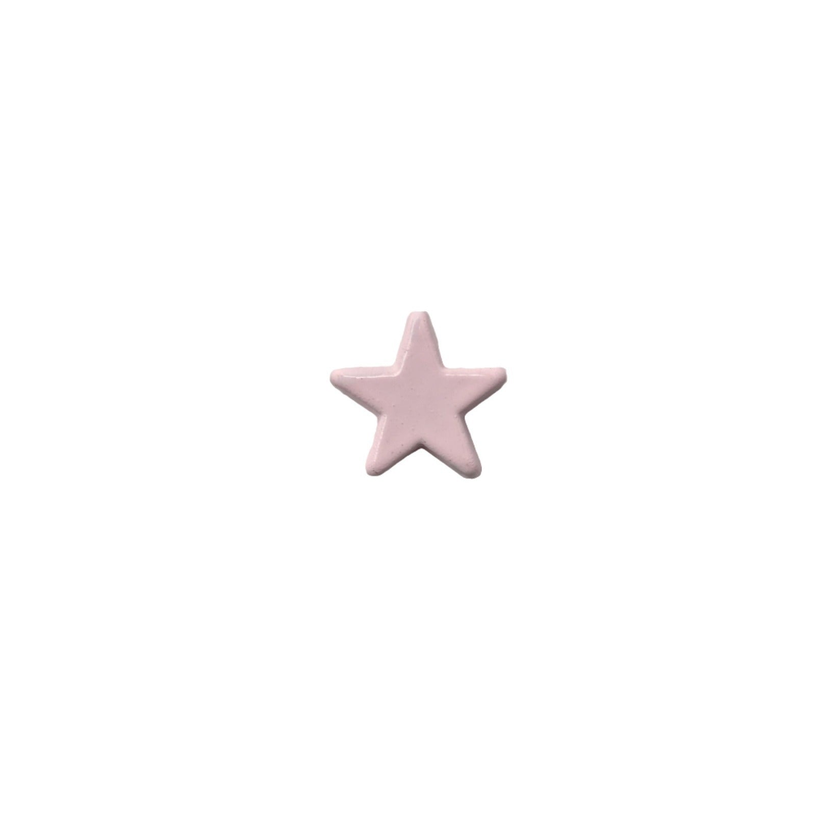 Star Metal Beads 10mm Smooth Painted Pastel Colors 20pcs 5