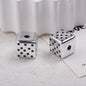 Plating Square Acrylic Beads 14mm Spot Plaid Mixed Colors 50pcs 6