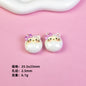 Chubby Sanrio Character Resin Beads Glossy Pastel Spheres 20pcs 9