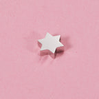 Stainless Steel Star Metal Beads 8mm Polished Color Retaining 10pcs 3