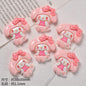 3D Enamel Character Resin Beads Glossy Pastel 2pcs 9