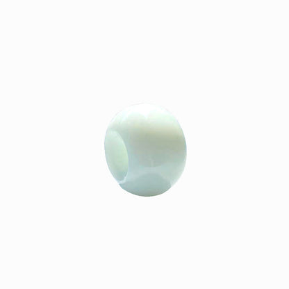 Glass Abacus Spacer Beads 15mm Transparent Large Hole 100pcs 22