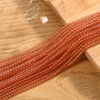 Colored Transparent Seed Glass Beads 2mm 2 Strands 400pcs 7