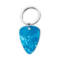 Stainless Steel Paddle Keychain Polished Teardrop Shape Vibrant Colors 8