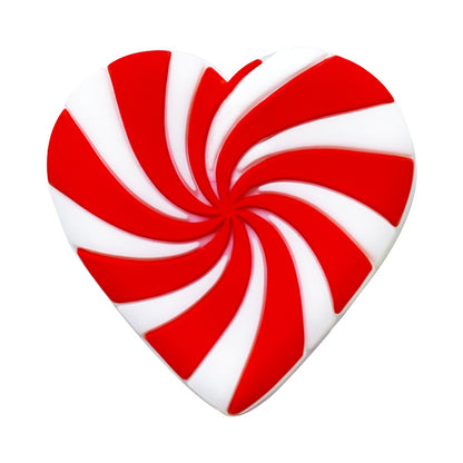 Silicone Focal Beads Love Candy Macaron Heart Pinwheel Stripes 20pcs 7