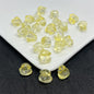 Transparent Duck Glass Beads 12mm Amber Translucent 100pcs 7