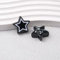 Star Acrylic Beads 22mm Cat Pattern Glossy Colorful 20pcs 6