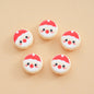 Baking Painted Flat Acrylic Beads 18mm Christmas Series 10pcs 8