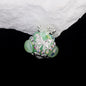 Butterfly Crown Polymer Clay Rhinestone Beads 21mm Round 6pcs 7