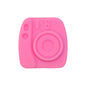 Silicone Focal Beads Camera Solid Color Embossed 20pcs 7