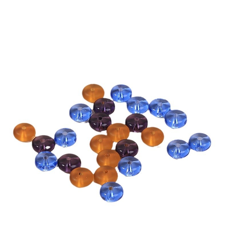 Glass Round Spacer Beads 6mm 8mm Imitation Jade Color 100pcs 4